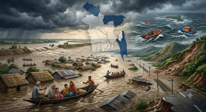 উত্তরে তিস্তা, পূর্বে সুরমা, দক্ষিণে সাঙ্গু: তিন দিক থেকে ঘিরে আসা ২০২৬-এর বন্যা ও আমাদের করণীয়